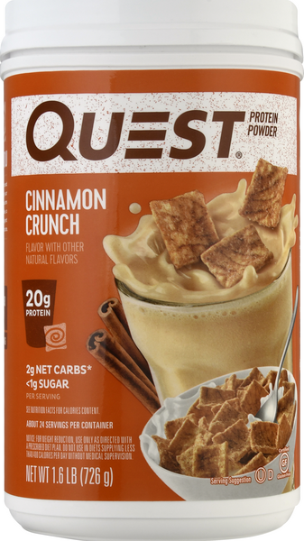 Quest Protein Powder Cinnamon Crunch - 1.6 Pound