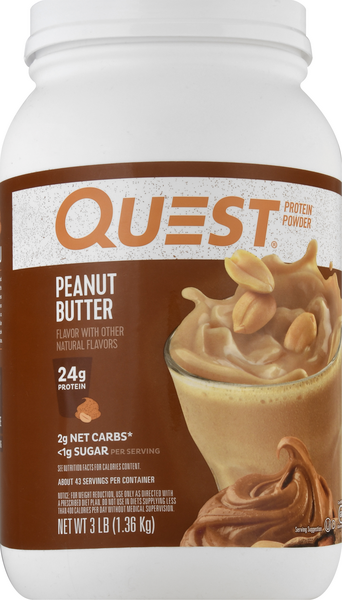 Quest Protein Powder Peanut Butter - 3 Pound