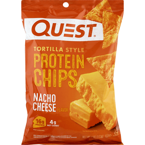 Quest Nacho Cheese Tortilla Protein Chips - 4 Ounce