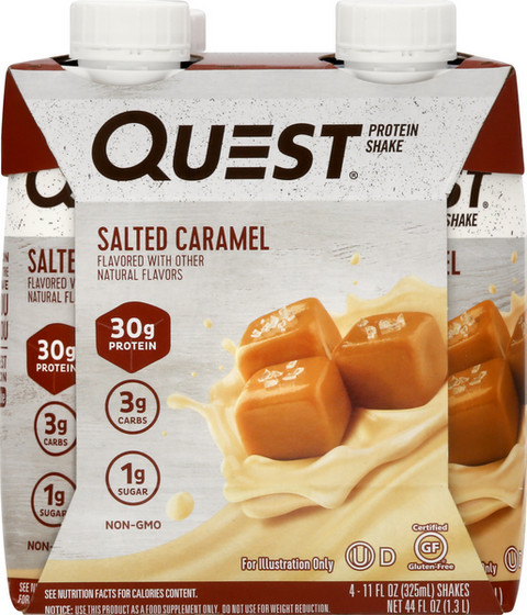 Quest Salted Caramel Protein Shake - 11 Ounce