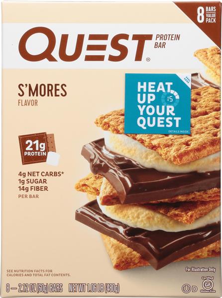 Quest Protein Bars, S'Mores Flavor, Value Pack - 1.06 Pound