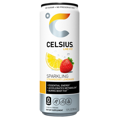 Celsius Strawberry Lemonade Energy Drink