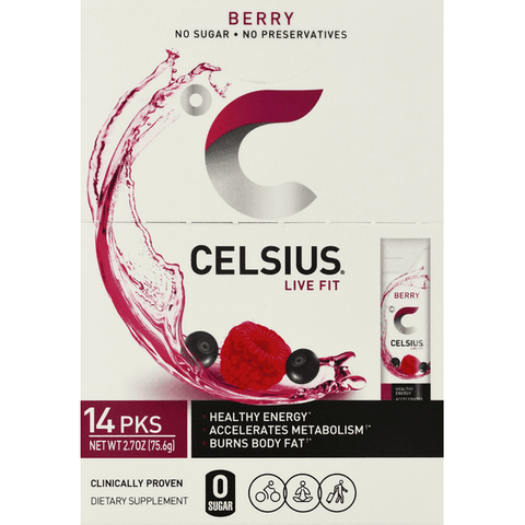 Celsius Berry 14 Count - 3.08 Ounce
