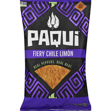 Paqui Tortilla Chips, Fiery Chile Limon, Super Hot - 7 Ounce