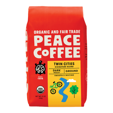 Peace Coffee Twin Cities Signature Blend Ground Coffee   - 12 Ounce