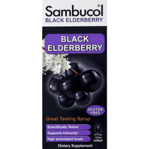 Sambucol Black Elderberry Syrup Dietary Supplement - 4 Ounce