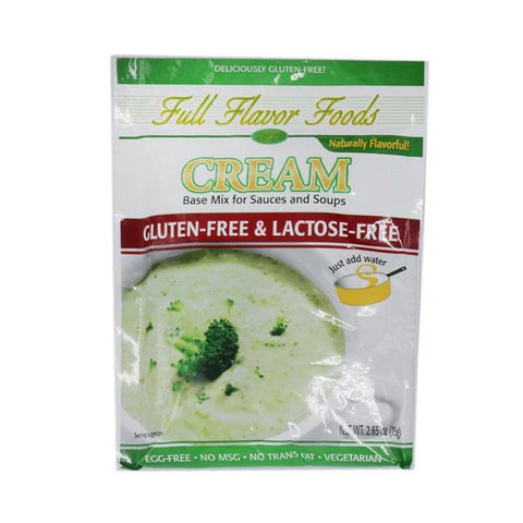 Full Flavor Foods Gluten Free & Lactose Free Cream Base Mix - 2.65 Ounce