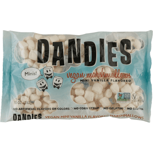 Dandies Marshmallows, Vegan, Vanilla Flavored, Mini - 10 Ounce