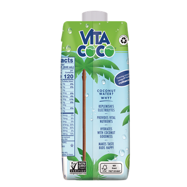 Vita Coco Pure Coconut Water, Pinneapple - 16.9 Ounce