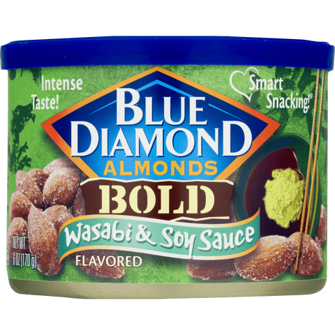 Blue Diamond Bold Wasabi & Soy Sauce Almonds - 6 Ounce