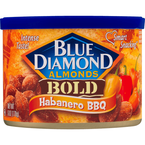 Blue Diamond Almonds Bold Habanero BBQ Almonds - 6 Ounce
