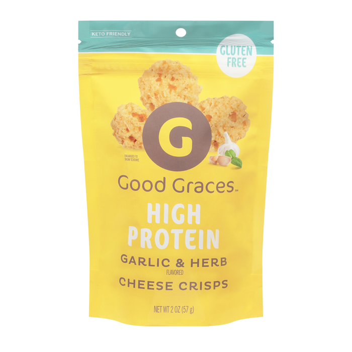 Good Graces Garlic & Herb Cheese Crisps 