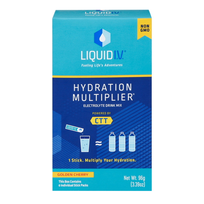Liquid I.V. Hydration Drink Mix, Golden Cherry - 6 Count