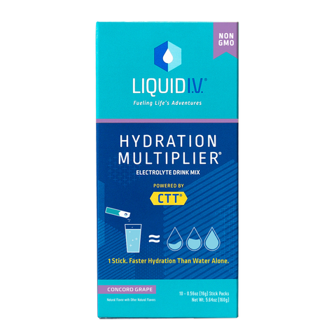 Liquid I.V. Hydration Drink Mix, Grape - 6 Count