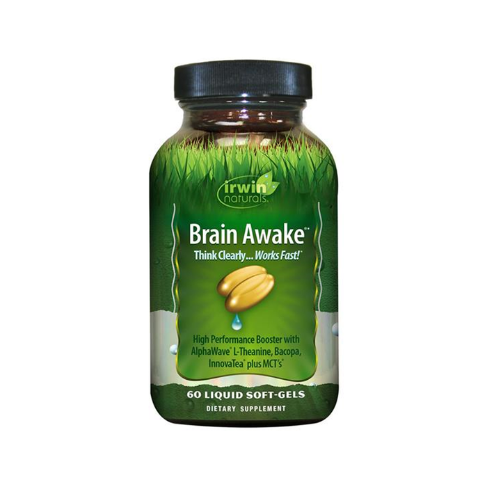 Irwin Naturals Brain Awake Liquid Soft Gels - 60 Count