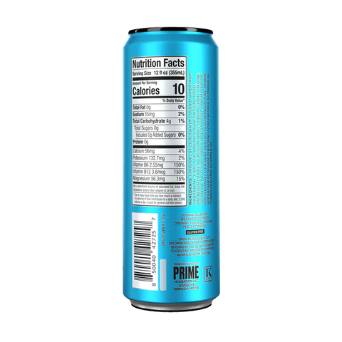 Prime Energy Drink, Blue Raspberry